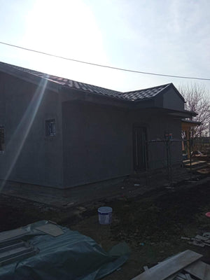 Spackling and Installation of Roof for a Single-Story 84 sqm Metal House thumbnail