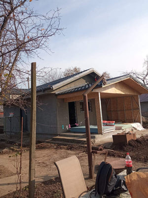 Spackling and Installation of Roof for a Single-Story 84 sqm Metal House thumbnail