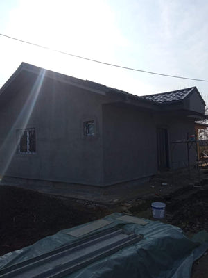 Spackling and Installation of Roof for a Single-Story 84 sqm Metal House thumbnail