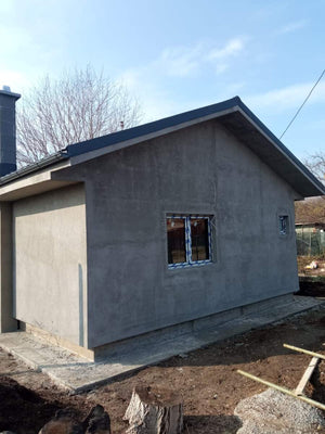 Spackling and Installation of Roof for a Single-Story 84 sqm Metal House thumbnail
