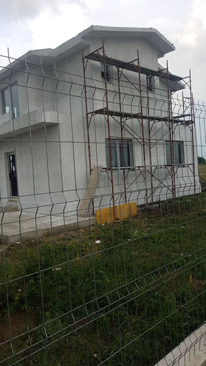 Spackling for the Facade of a Metal House Project in Domnesti thumbnail