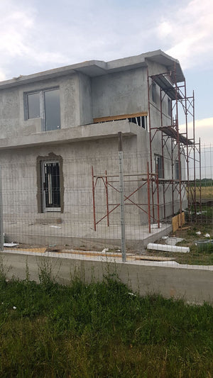 Spackling for the Facade of a Metal House Project in Domnesti thumbnail