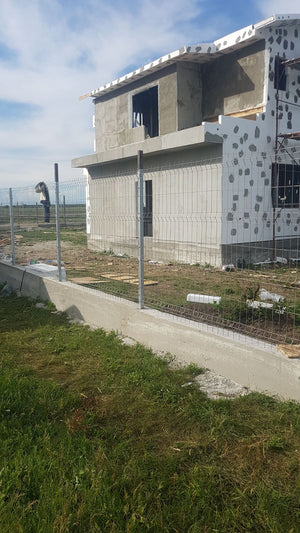 Spackling for the Facade of a Metal House Project in Domnesti thumbnail