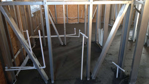 House Model in the Stage of Helicopter-Screeded 100mm Floors thumbnail