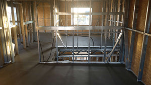 House Model in the Stage of Helicopter-Screeded 100mm Floors thumbnail
