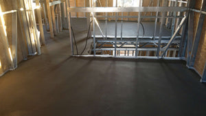 House Model in the Stage of Helicopter-Screeded 100mm Floors thumbnail