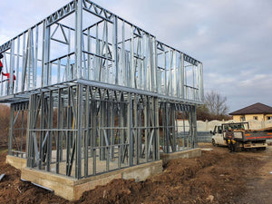 155 sqm House Model with Metal Structure Two-Story Installation thumbnail
