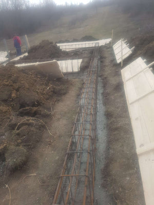 Reinforcement and Formwork Installation for Agrotourism Guesthouse Foundation Beams thumbnail