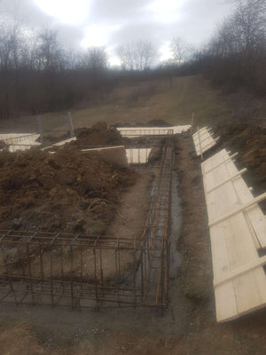 Reinforcement and Formwork Installation for Agrotourism Guesthouse Foundation Beams thumbnail