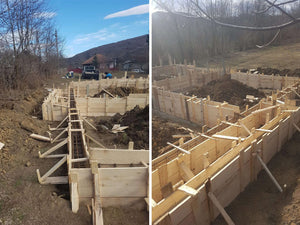 Reinforcement and Formwork Installation for Agrotourism Guesthouse Foundation Beams thumbnail