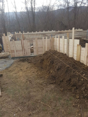Reinforcement and Formwork Installation for Agrotourism Guesthouse Foundation Beams thumbnail