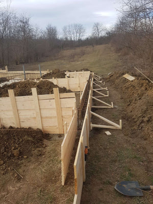 Reinforcement and Formwork Installation for Agrotourism Guesthouse Foundation Beams thumbnail