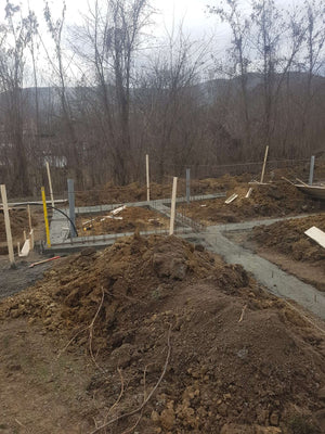 Reinforcement and Formwork Installation for Agrotourism Guesthouse Foundation Beams thumbnail