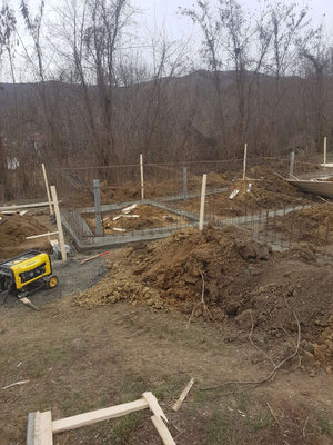 Reinforcement and Formwork Installation for Agrotourism Guesthouse Foundation Beams thumbnail