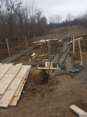 Reinforcement and Formwork Installation for Agrotourism Guesthouse Foundation Beams thumbnail