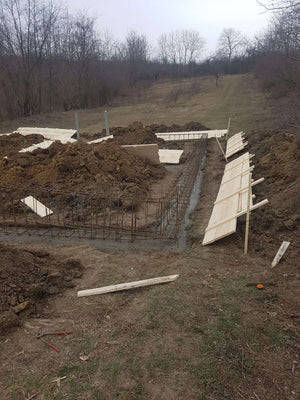 Reinforcement and Formwork Installation for Agrotourism Guesthouse Foundation Beams thumbnail