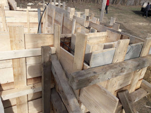 Reinforcement and Formwork Installation for Agrotourism Guesthouse Foundation Beams thumbnail