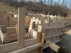 Reinforcement and Formwork Installation for Agrotourism Guesthouse Foundation Beams thumbnail