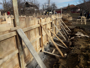 Reinforcement and Formwork Installation for Agrotourism Guesthouse Foundation Beams thumbnail