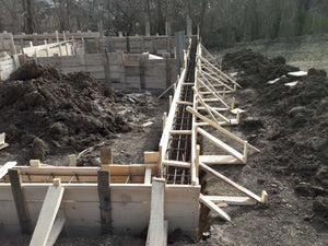 Reinforcement and Formwork Installation for Agrotourism Guesthouse Foundation Beams thumbnail