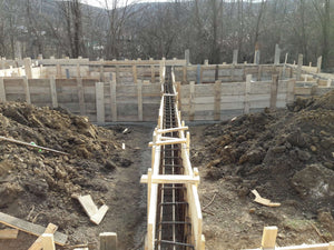 Reinforcement and Formwork Installation for Agrotourism Guesthouse Foundation Beams thumbnail