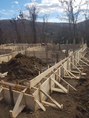 Reinforcement and Formwork Installation for Agrotourism Guesthouse Foundation Beams thumbnail