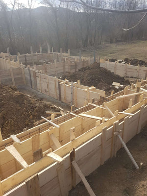 Reinforcement and Formwork Installation for Agrotourism Guesthouse Foundation Beams thumbnail