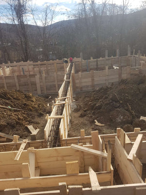 Reinforcement and Formwork Installation for Agrotourism Guesthouse Foundation Beams thumbnail