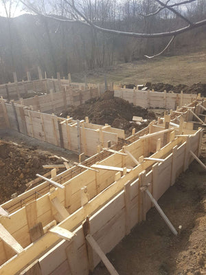 Reinforcement and Formwork Installation for Agrotourism Guesthouse Foundation Beams thumbnail