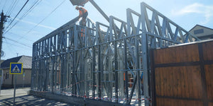 191 sqm Metal Structure House Installation in Sibiu thumbnail