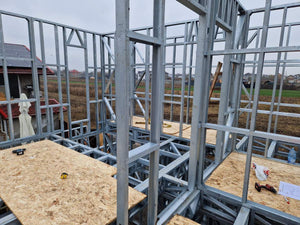 Two-Story 134 sqm Metal Structure House Installation in the Province thumbnail