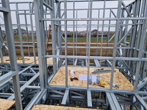 Two-Story 134 sqm Metal Structure House Installation in the Province thumbnail