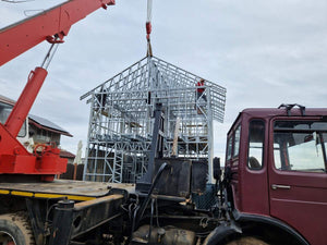 Two-Story 134 sqm Metal Structure House Installation in the Province thumbnail