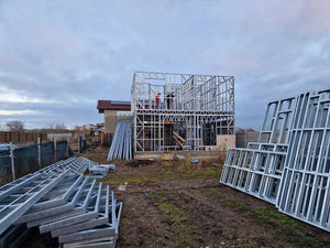 Two-Story 134 sqm Metal Structure House Installation in the Province thumbnail