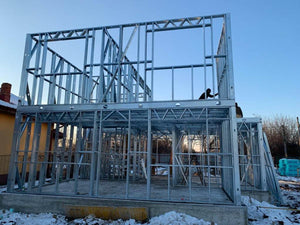 Two-Story 162 sqm House Installation with Metal Structure in Snagov thumbnail