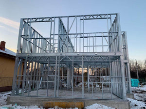 Two-Story 162 sqm House Installation with Metal Structure in Snagov thumbnail