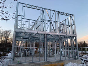 Two-Story 162 sqm House Installation with Metal Structure in Snagov thumbnail