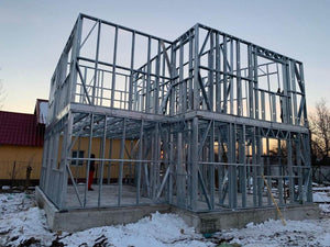 Two-Story 162 sqm House Installation with Metal Structure in Snagov thumbnail