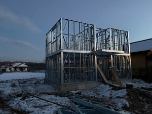 Two-Story 162 sqm House Installation with Metal Structure in Snagov thumbnail