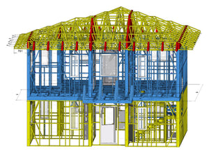 Two-Story 162 sqm House Installation with Metal Structure in Snagov thumbnail