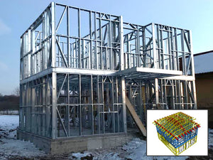 Two-Story 162 sqm House Installation with Metal Structure in Snagov thumbnail