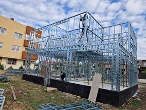 Light Metal Structure Installation for a Two-Story House Project thumbnail