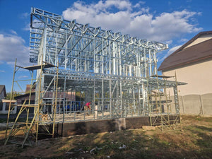 Light Metal Structure Installation for a Two-Story House Project thumbnail