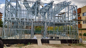 Light Metal Structure Installation for a Two-Story House Project thumbnail