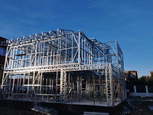 Light Metal Structure Installation for a Two-Story House Project thumbnail
