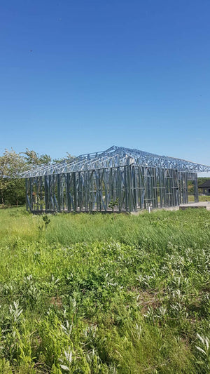 Metal Roof Truss Installation for a 320 sqm House Project in Snagov thumbnail