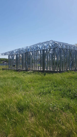 Metal Roof Truss Installation for a 320 sqm House Project in Snagov thumbnail