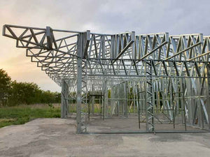 Metal Roof Truss Installation for a 320 sqm House Project in Snagov thumbnail