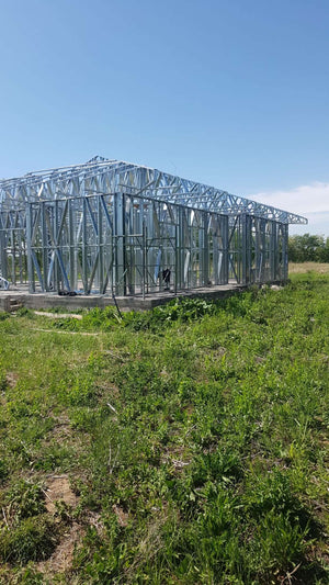 Metal Roof Truss Installation for a 320 sqm House Project in Snagov thumbnail