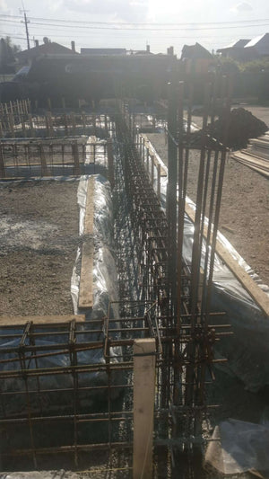 Installation of Reinforcement Beams for Masonry House Foundation 386 sqm in Bucharest thumbnail